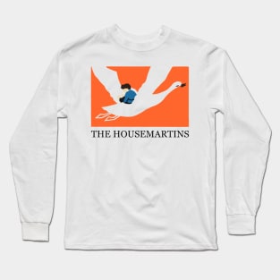 The Housemartins / 80s Styled Aesthetic Design Long Sleeve T-Shirt